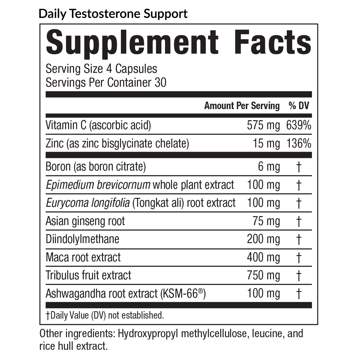 Daily Testosterone Support