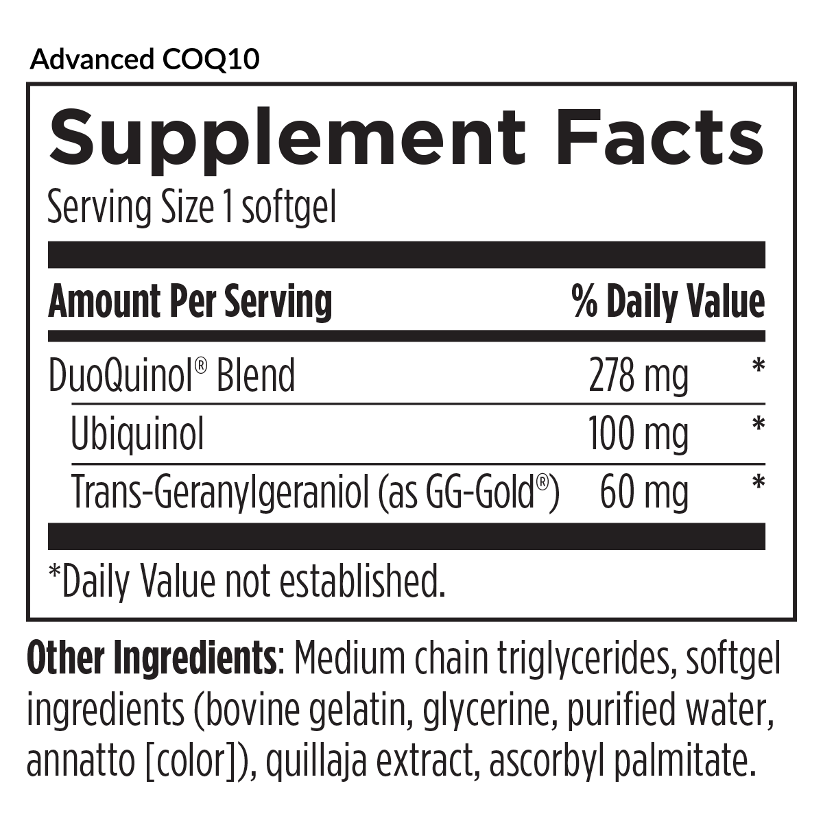Advanced CoQ10