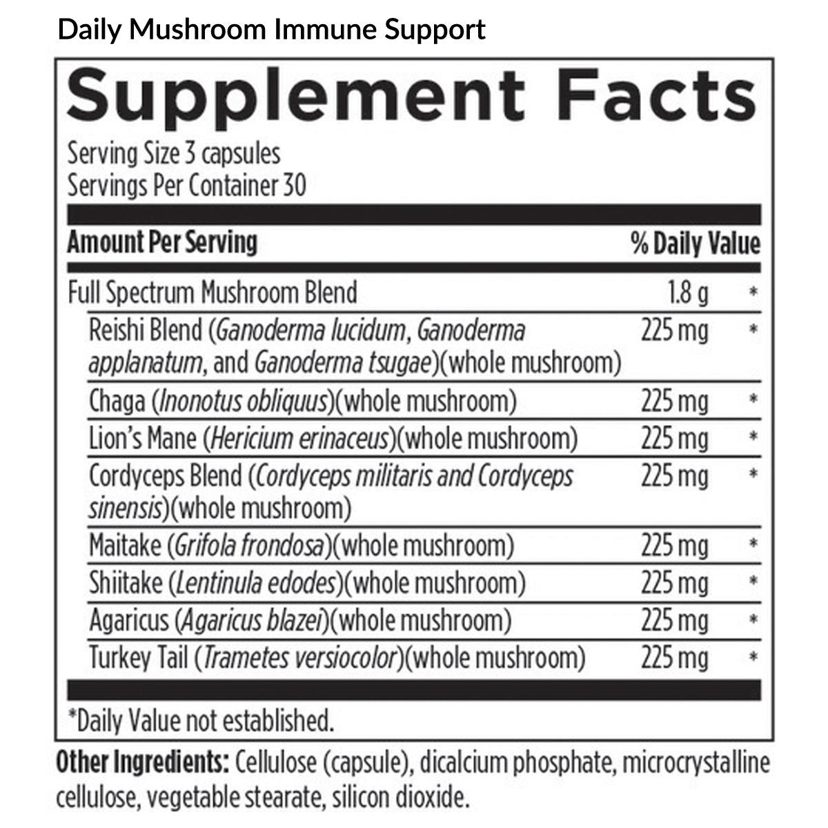 Daily Mushroom Immune Support