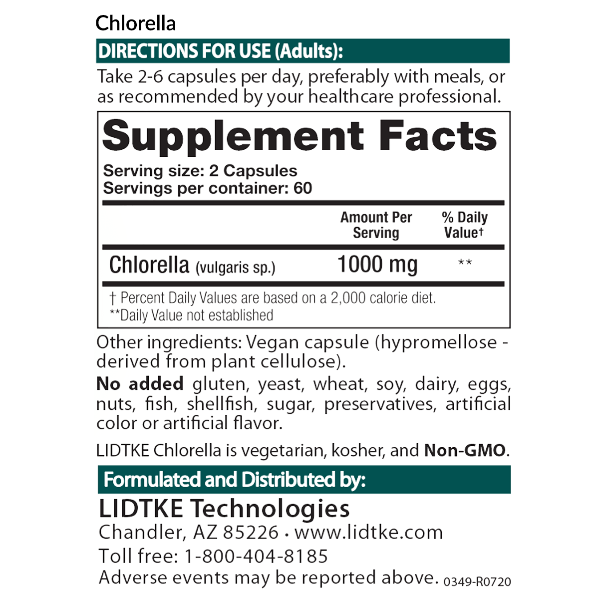chlorella-supplement-facts-label