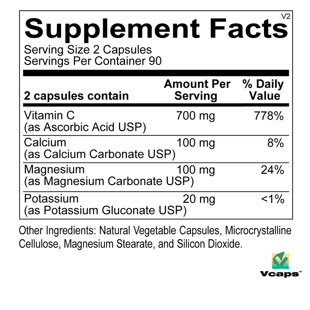 Alkalizing Vitamin C (Capsules) SFP