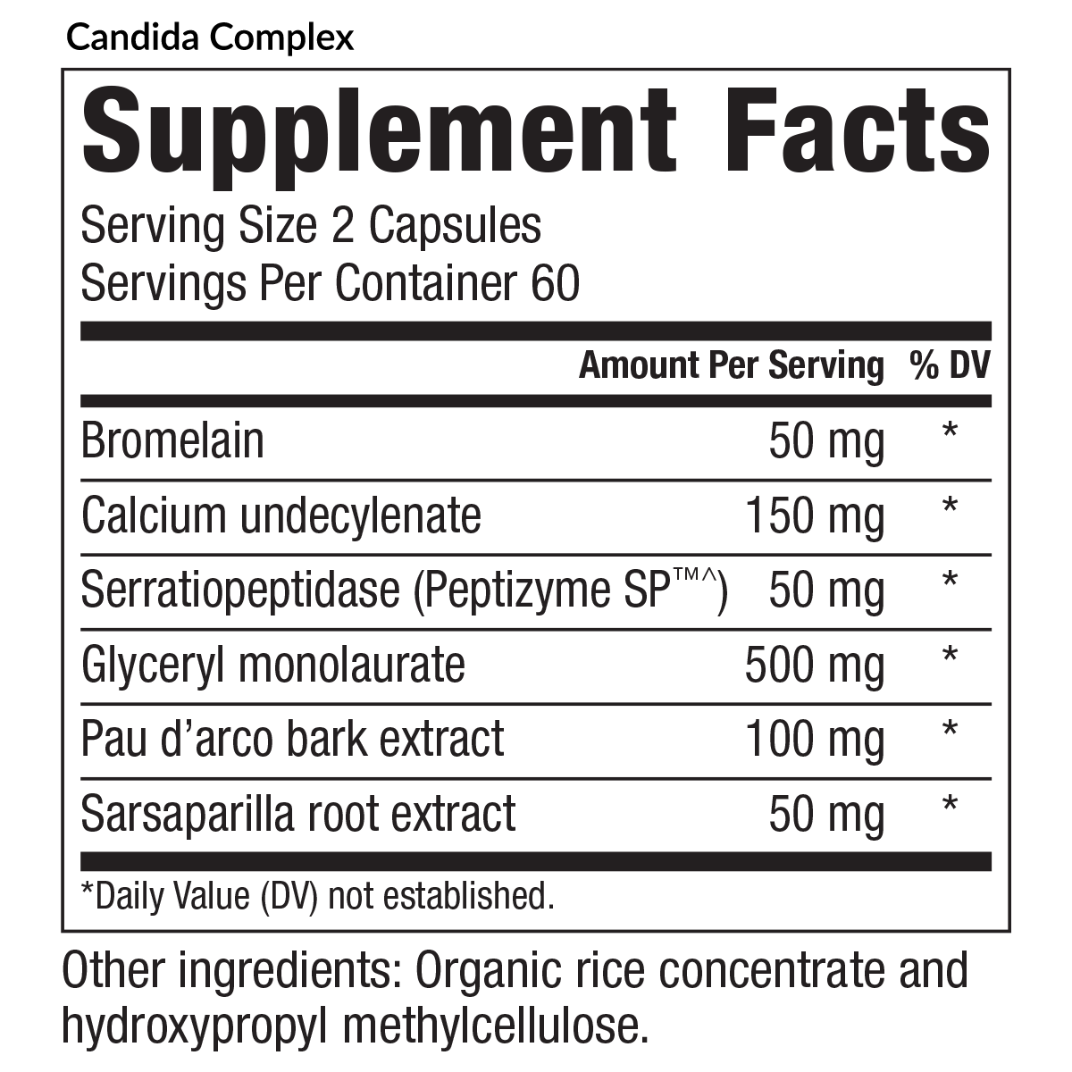 candida-complex-supplement-facts-label
