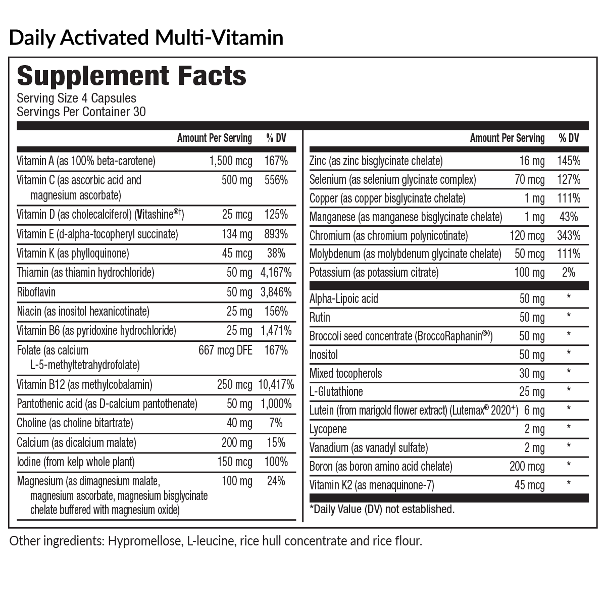 Daily Foundational Protocol (Capsules) - Level 3