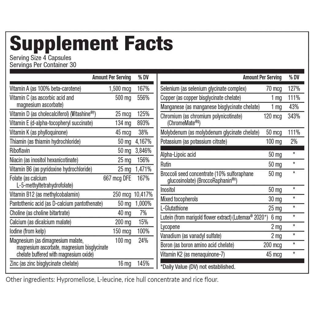 Daily Activated Multi-Vitamin SFP