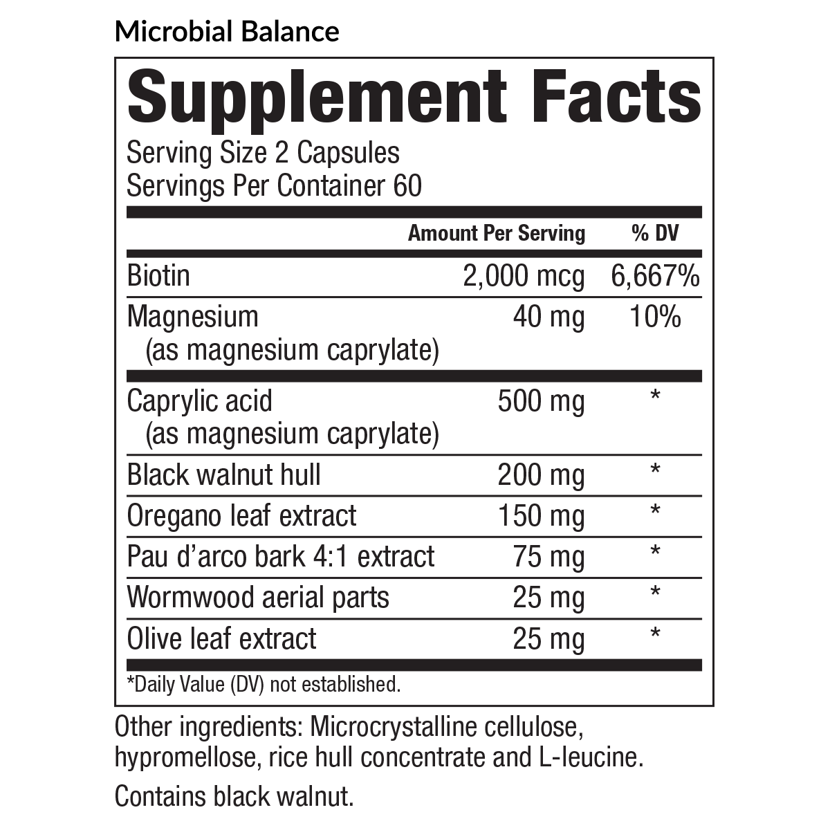 microbial-balance-supplement-facts-label