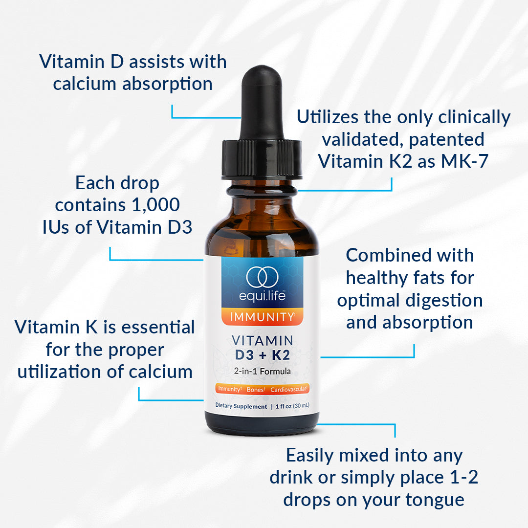 Vitamin D3 + K2