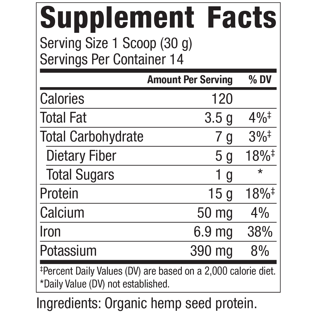 Organic Hemp Protein